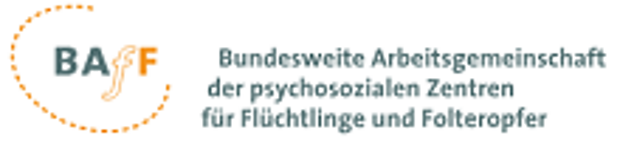 Logo: Bundesweite Arbeitsgemeinschaft der psychosozialen Zentren für Flüchtlinge und Folteropfer