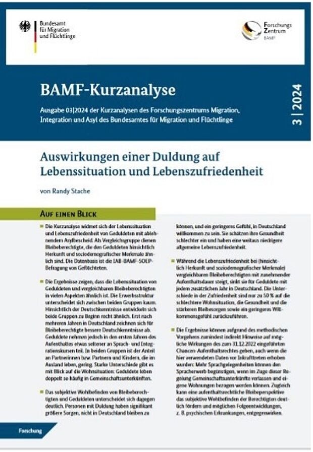 Ansicht der ersten Seite der Publikation