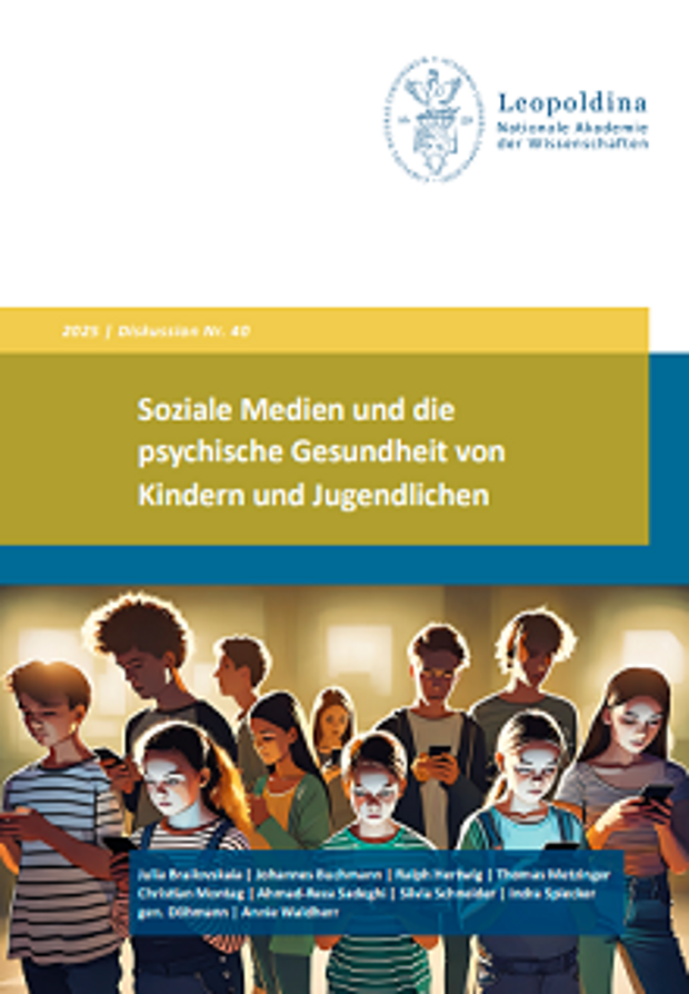 Cover: Soziale Medien und die psychische Gesundheit von Kindern und Jugendlichen