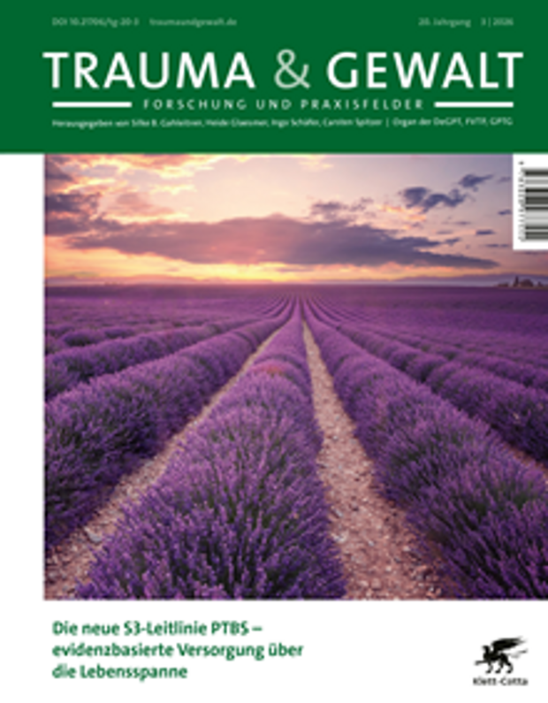 Cover: Prävention von Traumafolgen bei geflüchteten Schulkindern