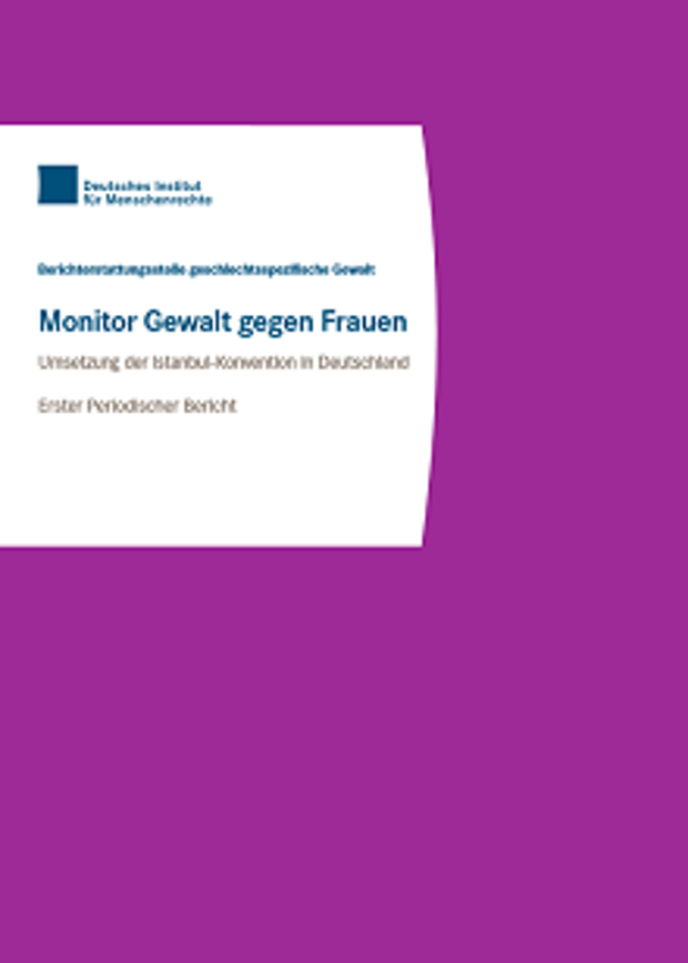 Cover: Monitor Gewalt gegen Frauen