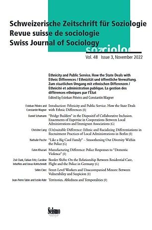 Ethnizität und öffentliche Verwaltung. Zum staatlichen Umgang mit ethnischen Differenzen