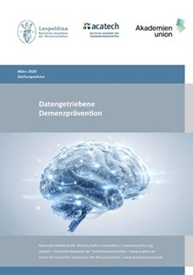 Cover: Stellungnahme „Datengetriebene Demenzprävention“