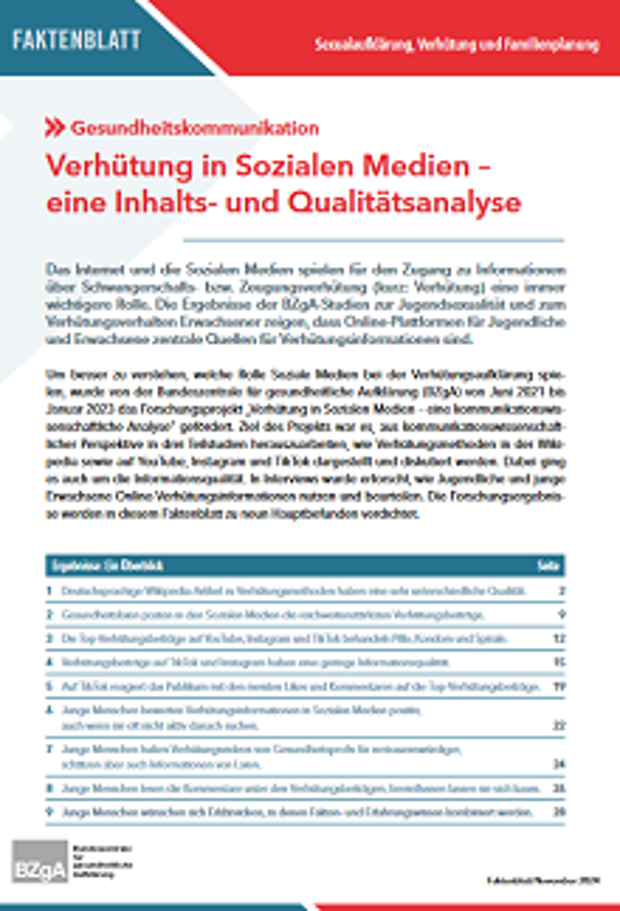 Ansicht der ersten Seite des Beitrags