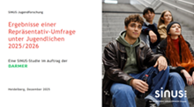 Cover: Sinus-Jugendstudie 2025/2026: Schulstress