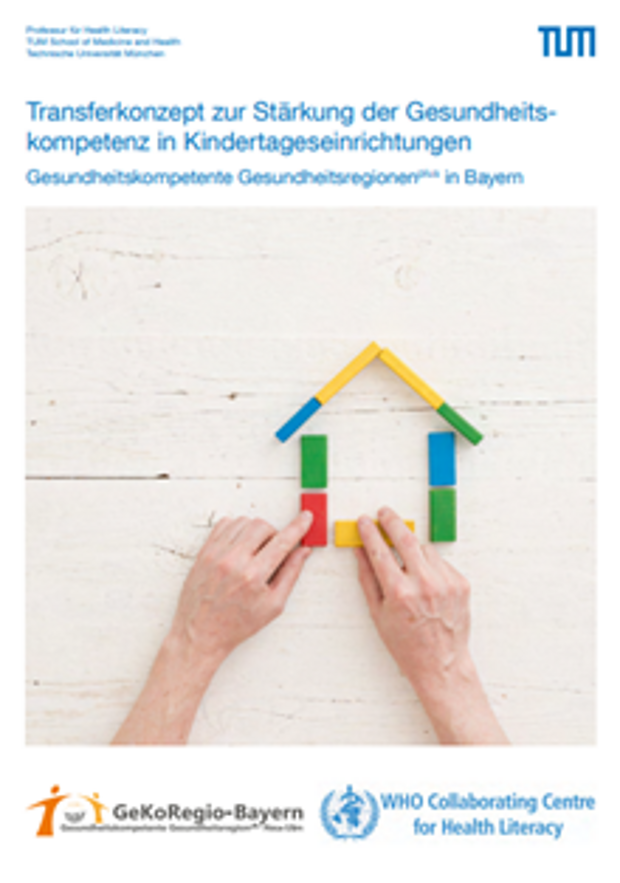 Cover: Transferkonzept zur Stärkung der Gesundheitskompetenz in Kindertageseinrichtungen