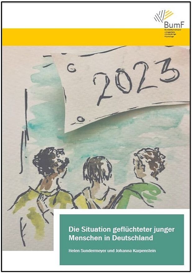 Cover der Studie Die Situation geflüchteter junger Menschen in Deutschland