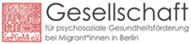 Logo: Gesellschaft für Psychosoziale Gesundheitsförderung bei Migrantengruppen insbesondere aus asiatischen Ländern (GePGeMi e.V.)