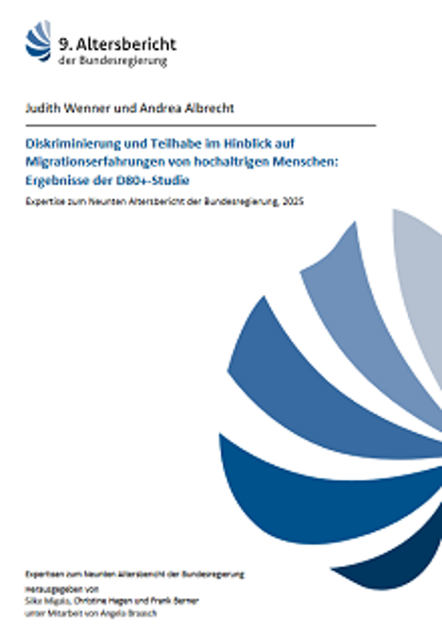 Cover Altersbericht