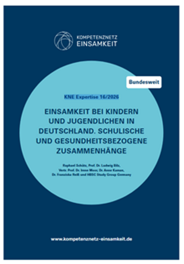 Cover: Einsamkeit bei Kindern und Jugendlichen im Kontext Schule 