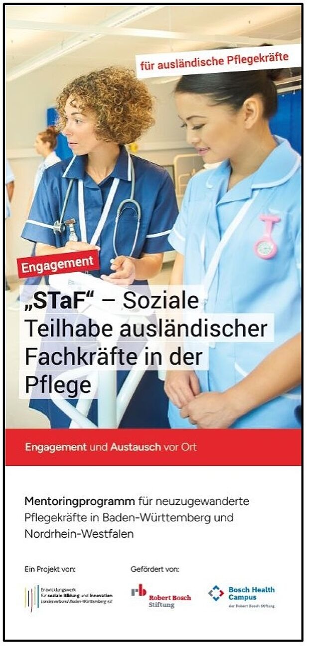 Ansicht Flyer des Projekts
