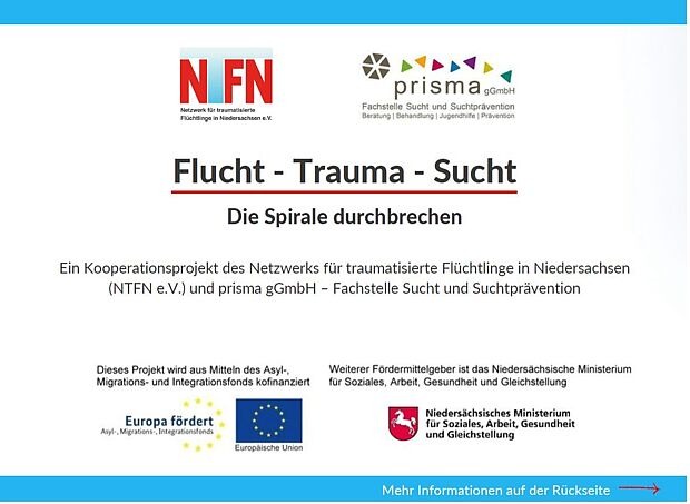 Screenshot der Website des Netzwerks
