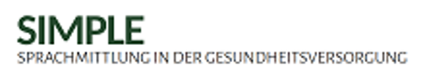Logo: SIMPLE – Sprachmittlung in der Gesundheitsversorgung 