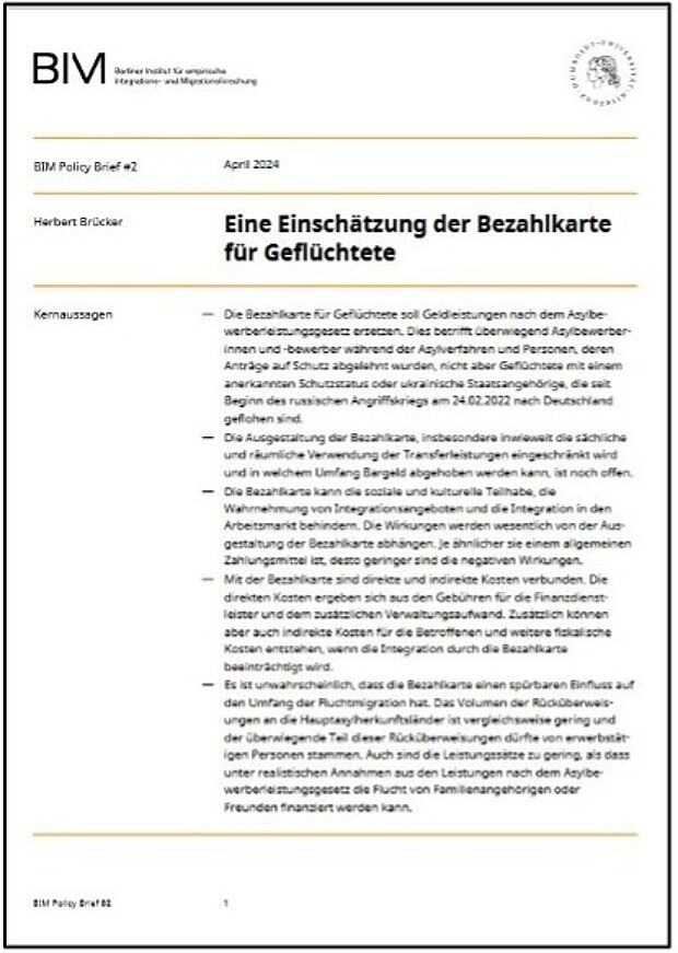 Voransicht der Publikation, erste Seite