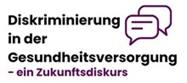 Logo: Diskriminierung in der Gesundheitsversorgung – ein Zukunftsdiskurs