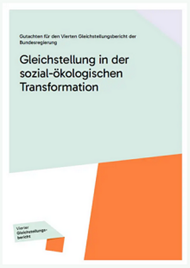 Cover des Gleichstellungsberichts