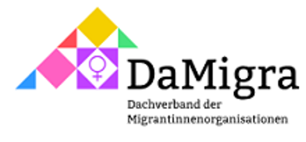 Logo: DaMigra – Dachverband der Migrantinnenorganisationen