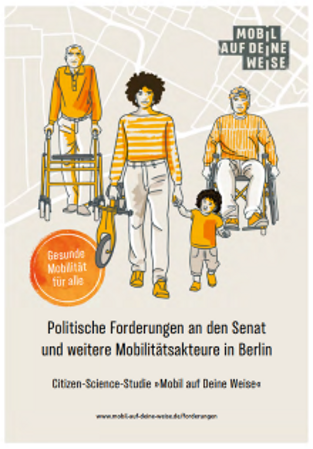 Cover: Citizen-Science-Studie „Mobil auf Deine Weise“