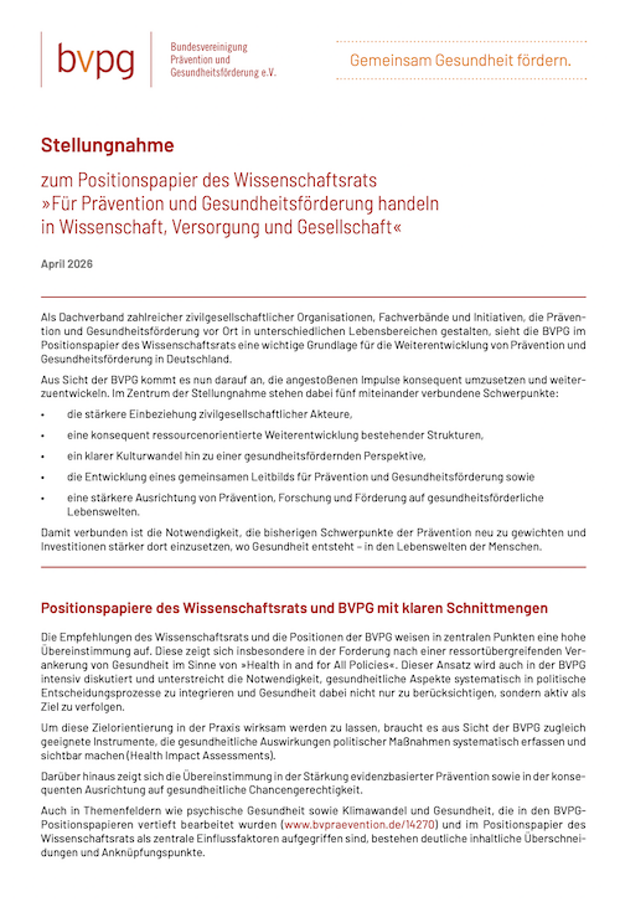 Cover: Prävention weiterdenken