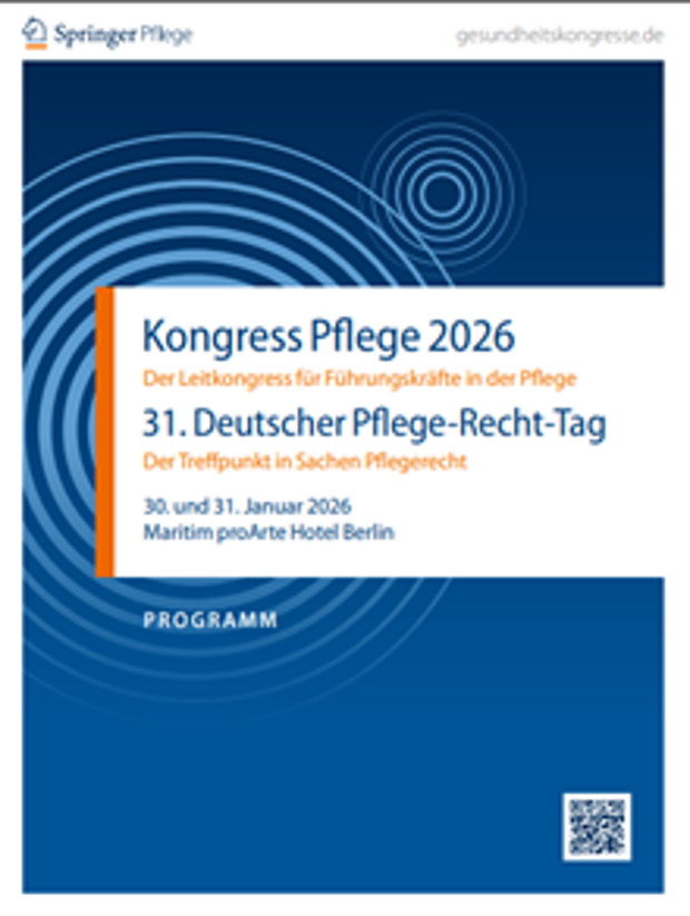 Cover: Kongress Pflege 2026 | 31. Deutscher Pflege-Recht-Tag