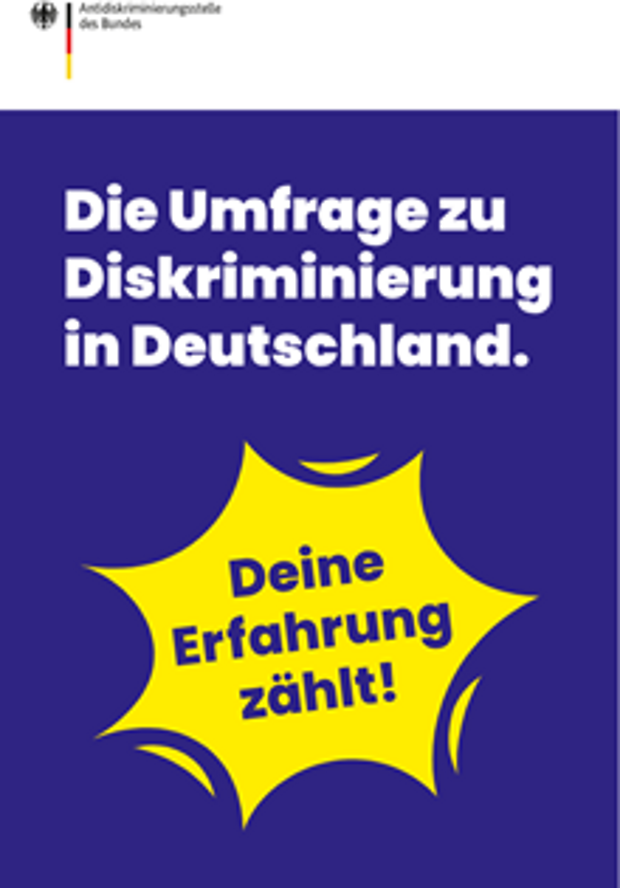 Logo: Antidiskriminierungstelle Umfrage 