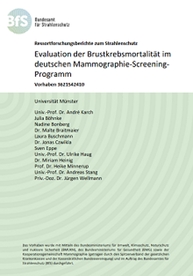 Cover: Studie Mammografie