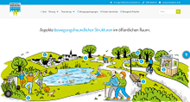 Screenshot der neuen Website