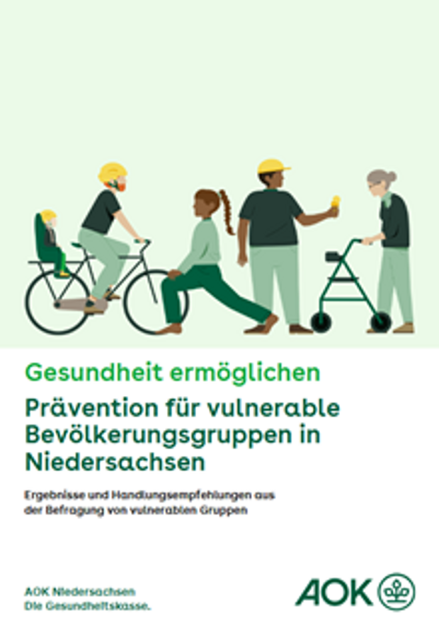 Cover: Gesundheit ermöglichen: Prävention für vulnerable Bevölkerungsgruppen in Niedersachsen 