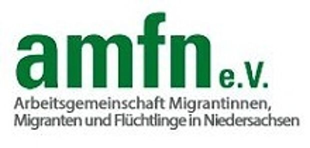 Logo: Arbeitsgemeinschaft Migrantinnen, Migranten und Flüchtlinge in Niedersachsen