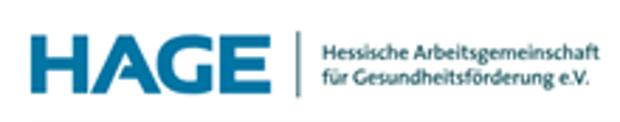 Logo: HAGE – Hessische Arbeitsgemeinschaft für Gesundheitsförderung e.V.