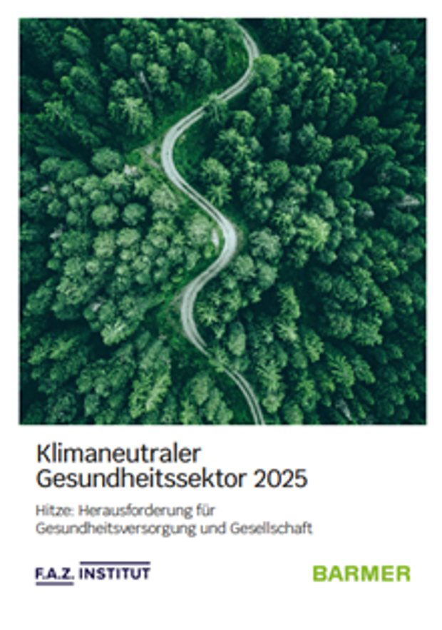 Cover: Klimaneutraler Gesundheitssektor 2025
