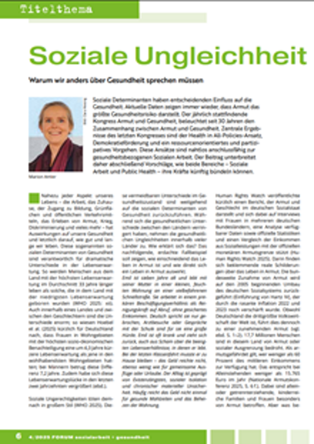 Cover: Soziale Ungleichheit