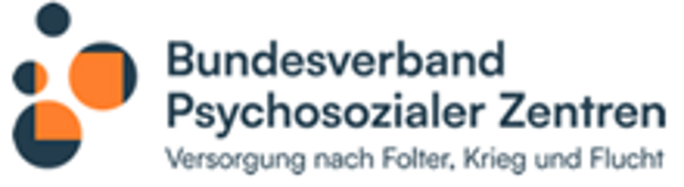 Logo: Bundesverband Psychosozialer Zentren. Versorgung nach Folter, Krieg und Flucht e. V. 