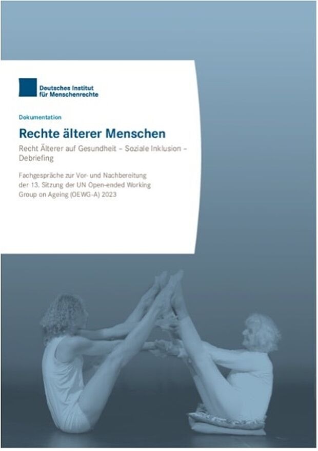Cover der Dokumentation Rechte älterer Menschen