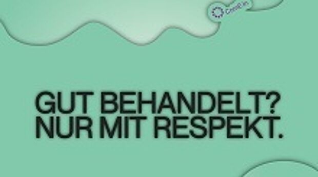 Kampagnen-Motiv Gutn behandelt? Nur mit Respekt.