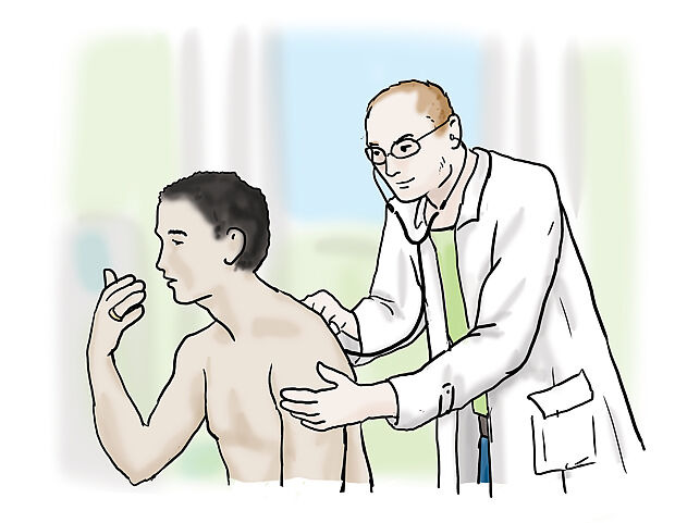 Untersuchung Arzt Patient Untersuchung Arzt Patient