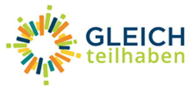 Logo: GLEICH teilhaben