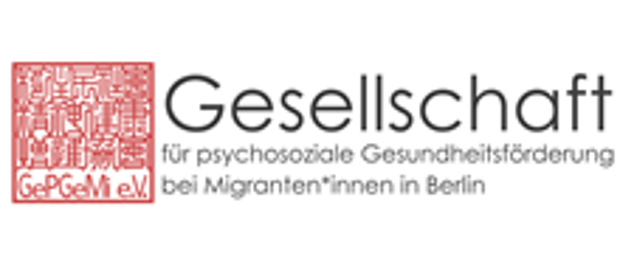 Logo: Gesellschaft für Psychosoziale Gesundheitsförderung bei Migrantengruppen e. V. (GePGeMi)