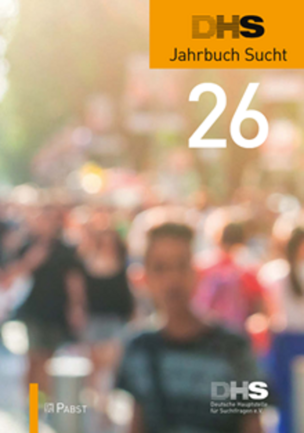 Cover: Jahrbuch Sucht 2026